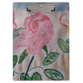 Abstrakte Rose im Sommer Klemmbrett (Vorderseite)