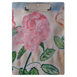 Abstrakte Rose im Sommer Klemmbrett