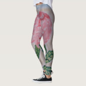 Abstrakte Rose im Sommer Leggings (Links)