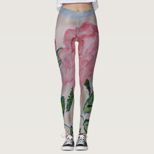 Abstrakte Rose im Sommer Leggings