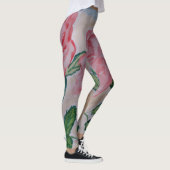 Abstrakte Rose im Sommer Leggings (Rechts)