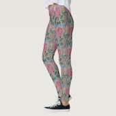 Abstrakte Rose im Sommer Leggings (Links)