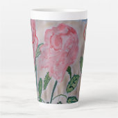 Abstrakte Rose im Sommer Milchtasse (Vorderseite)