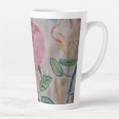 Abstrakte Rose im Sommer Milchtasse (Rechts)