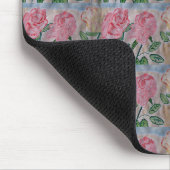 Abstrakte Rose im Sommer Mousepad (Ecke)