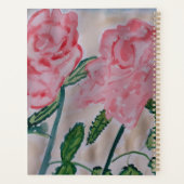 Abstrakte Rose im Sommer Planer (Rückseite)