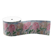 Abstrakte Rose im Sommer Ripsband (Spule)