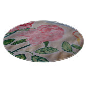 Abstrakte Rose im Sommer Schneidebrett (Ecke)