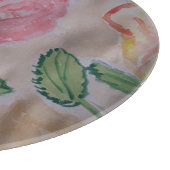 Abstrakte Rose im Sommer Schneidebrett (Ecke)