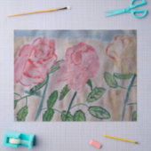 Abstrakte Rose im Sommer Seidenpapier (Basteln)