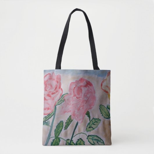 Abstrakte Rose im Sommer Tasche (Vorderseite)