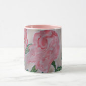Abstrakte Rose im Sommer Tasse (Zentrum)