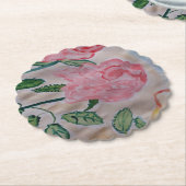 Abstrakte Rose im Sommer Untersetzer (angewinkelt)