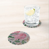 Abstrakte Rose im Sommer Untersetzer (Vor Ort)