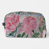 Abstrakte Rose im Sommer Waschbeutel (Vorderseite)