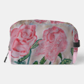 Abstrakte Rose im Sommer Waschbeutel (Rückseite)