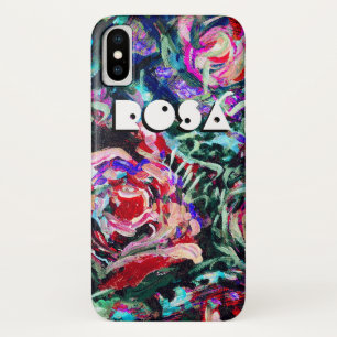 Abstrakte Rose in einem iPhone-Gehäuse in Rot und Case-Mate iPhone Hülle