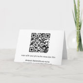 Abstrakte Rose Karte (Rückseite)