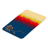 Abstrakte Rose Magnet (Linke Seite)