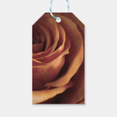 Abstrakte Rose Makro Geschenkanhänger (Rückseite)
