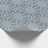 Abstrakte Rose mit Schmetterlingsposter Geschenkpapier (Ecke)