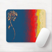 Abstrakte Rose Mousepad (Mit Mouse)