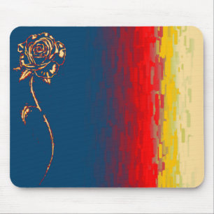 Abstrakte Rose Mousepad