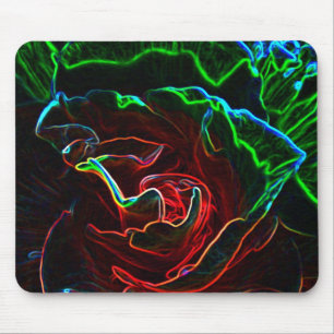 Abstrakte Rose Mousepad