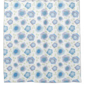 Abstrakte Rose Muster Duschvorhang (Vorderseite)