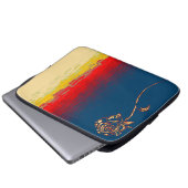 Abstrakte Rose Notebook-PC-Sieb Laptopschutzhülle (Vorne Knopf)