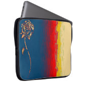 Abstrakte Rose Notebook-Sieb Laptopschutzhülle (Vorne Rechts)