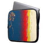 Abstrakte Rose Notebook-Tasche Laptopschutzhülle (Vorderseite Links)