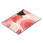 abstrakte Rose Notizblock (Linke Seite)
