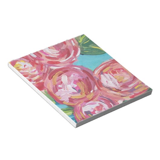 Abstrakte Rose Notizblock (angewinkelt)