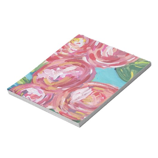 Abstrakte Rose Notizblock (Rotiert)