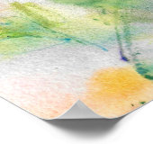 Abstrakte Rose Poster (Ecke)