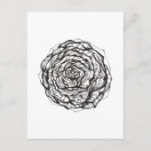 Abstrakte Rose Postkarte (Vorderseite)