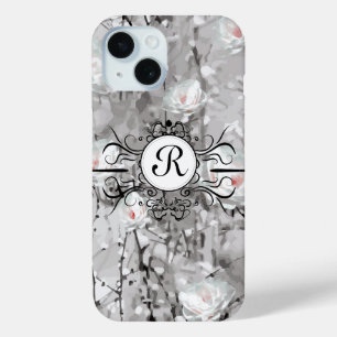 Abstrakte Rose Schwarz Case-Mate iPhone Hülle