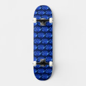 Abstrakte Rose Skateboard (Vorderseite)