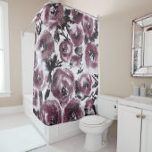 Abstrakte Rose Stoff, vielfältige Texturen. Duschvorhang (Beispiel)