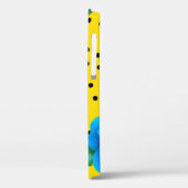 Abstrakte Rose und Metallische Blätter S Case-Mate iPhone Hülle (Rückseite / Links)