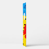 Abstrakte Rose und Metallische Blätter S Case-Mate iPhone Hülle (Rückseite / Rechts)