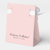 Abstrakte Rose und Popes koordinieren Hochzeiten Geschenkschachtel (Rückseite)