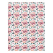 Abstrakte Rosen in Pastellfarben Tischdecke (Vorderseite)
