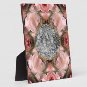 Abstrakte Rosenblütenfarbe hinzufügen Foto hinzufü Fotoplatte (Seite)