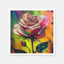 Abstrakte Rosenhochzeit