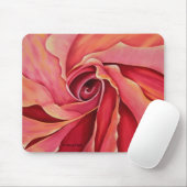 Abstrakte Rosenknospe Mousepad (Mit Mouse)