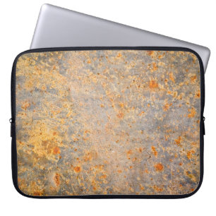 Abstrakte Rostgrundierung aus Edelmetall Laptopschutzhülle