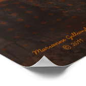 Abstrakte Rostkunst erhalten Poster (Ecke)