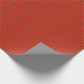 Abstrakte Rot-Gelb-Wirbel Geschenkpapier (Ecke)